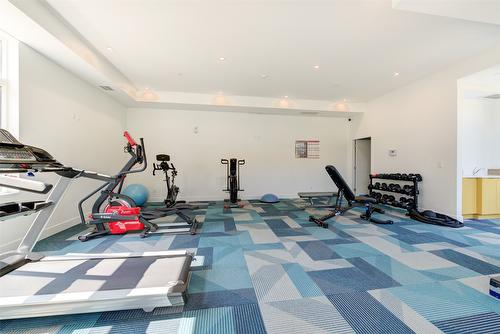 406-3642 Mission Springs Drive, Kelowna, BC - Indoor Photo Showing Gym Room