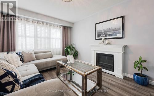 104 Stedford Crescent, Brampton, ON - Indoor Photo Showing Living Room With Fireplace