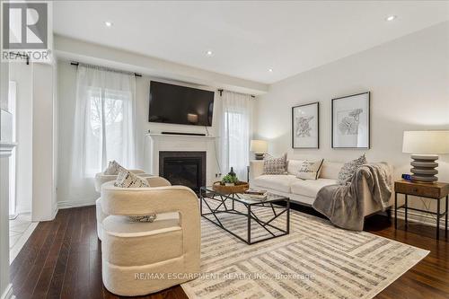 3099 Ferguson Drive, Burlington (Alton), ON - Indoor Photo Showing Living Room With Fireplace