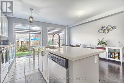 97 Titan Trail, Markham (Cedarwood), ON - Indoor Photo Showing Kitchen With Double Sink