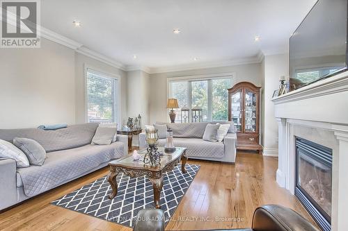 50 Guery Crescent N, Vaughan (East Woodbridge), ON - Indoor Photo Showing Living Room With Fireplace