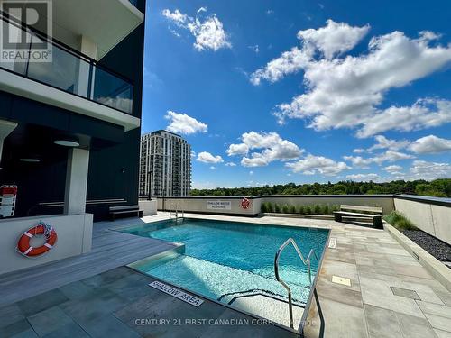 1503 - 181 King Street S, Waterloo, ON - Outdoor With In Ground Pool With View