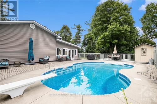 10 Woodland Drive, Mcnab/Braeside, ON - Outdoor With In Ground Pool With Deck Patio Veranda With Exterior