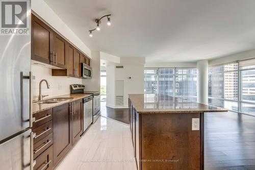 1708 - 2191 Yonge Street, Toronto (Mount Pleasant West), ON - Indoor Photo Showing Kitchen With Double Sink