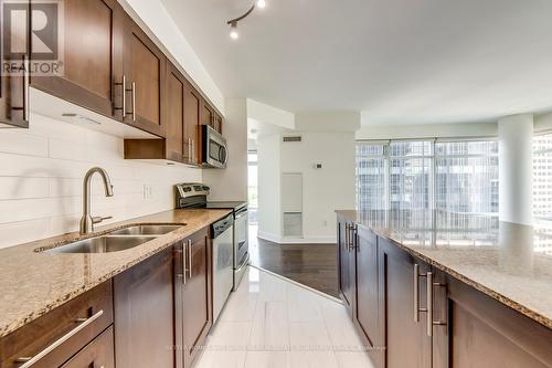 1708 - 2191 Yonge Street, Toronto (Mount Pleasant West), ON - Indoor Photo Showing Kitchen With Double Sink With Upgraded Kitchen