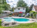 1340 Humphreys Crescent, Burlington (Tyandaga), ON  - Outdoor With In Ground Pool With Deck Patio Veranda With Backyard 