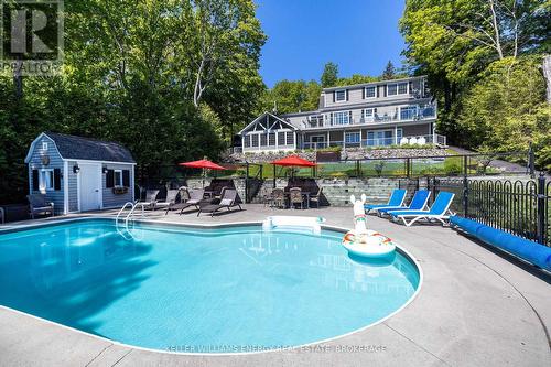 3071 Beachwood Drive, Smith-Ennismore-Lakefield (Lakefield), ON - Outdoor With In Ground Pool With Deck Patio Veranda