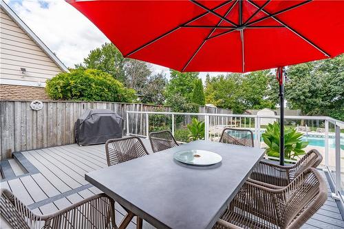 Outdoor Dining - 1340 Humphreys Crescent, Burlington, ON - Outdoor With Deck Patio Veranda With Exterior