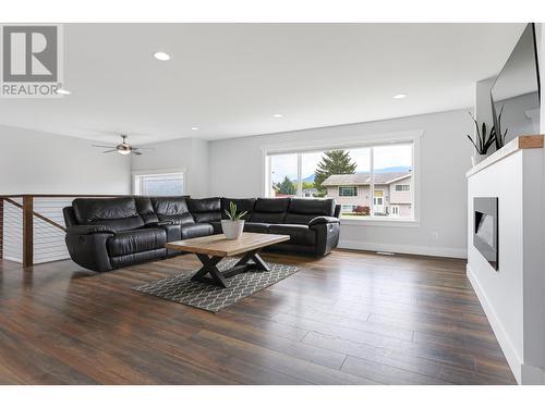 39 Braun Street, Kitimat, BC - Indoor Photo Showing Living Room With Fireplace