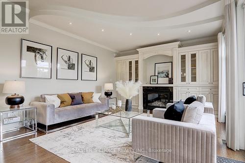 6 Terrace Avenue, Toronto (Willowdale West), ON - Indoor Photo Showing Living Room With Fireplace