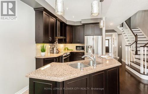 59 Goodsway Trail, Brampton (Northwest Brampton), ON - Indoor Photo Showing Kitchen With Double Sink With Upgraded Kitchen