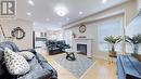 1241 Newell Street, Milton (Dempsey), ON  - Indoor Photo Showing Living Room With Fireplace 