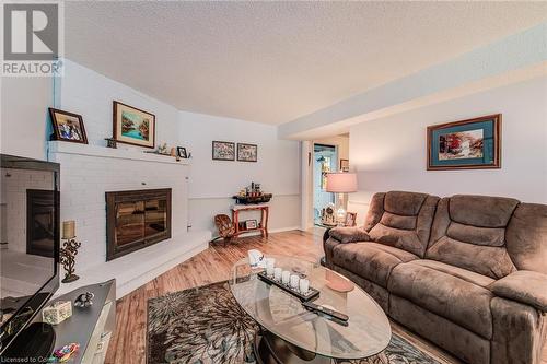 57 Inverness Drive, Cambridge, ON - Indoor Photo Showing Living Room With Fireplace