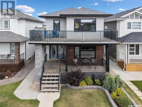 418 Kloppenburg Street, Saskatoon, SK - Outdoor With Balcony With Deck Patio Veranda