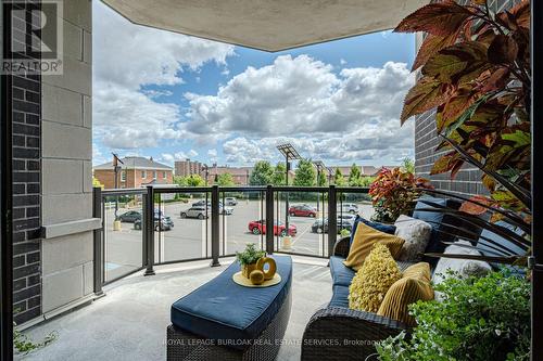 216 - 33 Whitmer Street, Milton, ON - Outdoor With Balcony With Exterior