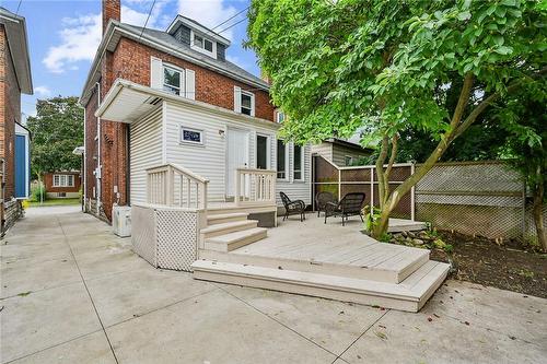 222 Province Street S, Hamilton, ON - Outdoor With Deck Patio Veranda With Exterior