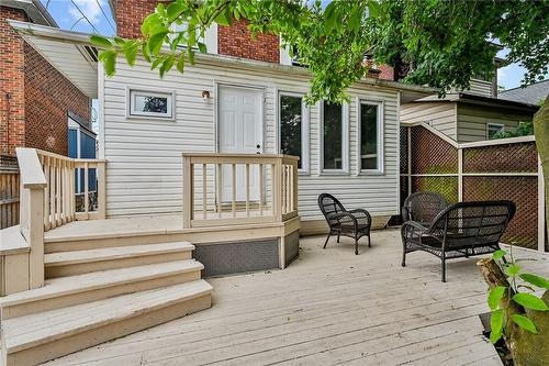 222 Province Street S, Hamilton, ON - Outdoor With Deck Patio Veranda With Exterior