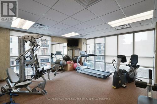 1005 - 360 Pearl Street, Burlington (Brant), ON - Indoor Photo Showing Gym Room