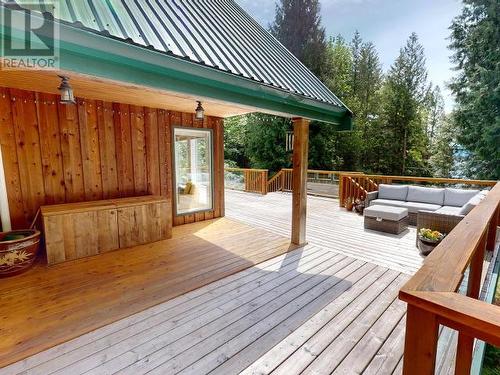 12335 Scotch Fir Point Road, Powell River, BC - Outdoor With Deck Patio Veranda With Exterior