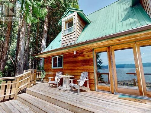 12335 Scotch Fir Point Road, Powell River, BC - Outdoor With Body Of Water With Deck Patio Veranda With Exterior