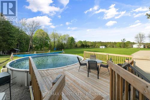 243 Cross Road, Tyendinaga, ON - Outdoor With Above Ground Pool