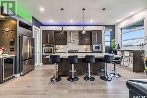 235 Fleming Crescent, Saskatoon, SK - Indoor Photo Showing Kitchen With Upgraded Kitchen