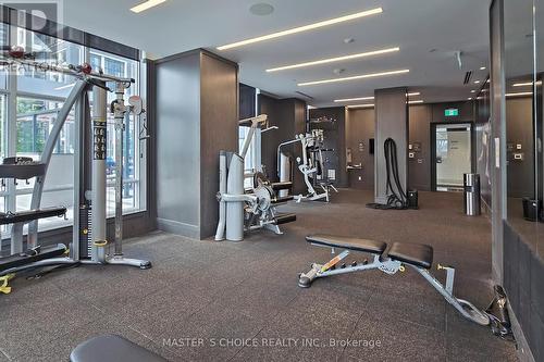 3602 - 7 Mabelle Avenue, Toronto (Islington-City Centre West), ON - Indoor Photo Showing Gym Room