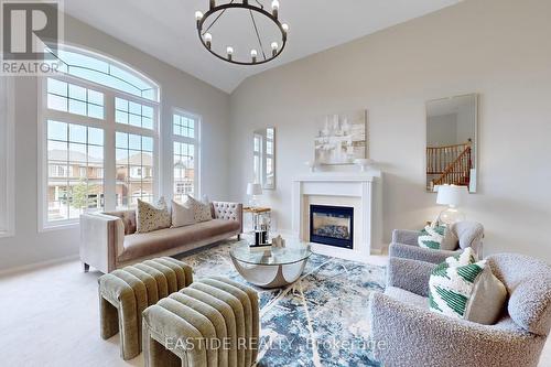 583 Forsyth Farm Drive, Whitchurch-Stouffville, ON - Indoor Photo Showing Living Room With Fireplace