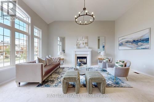 583 Forsyth Farm Drive, Whitchurch-Stouffville, ON - Indoor Photo Showing Living Room With Fireplace