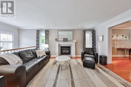 8 Inverhuron Trail, Oakville (River Oaks), ON - Indoor Photo Showing Living Room With Fireplace