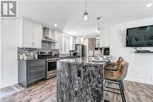 6532 Beatty Line N, Fergus, ON - Indoor Photo Showing Kitchen With Stainless Steel Kitchen With Upgraded Kitchen