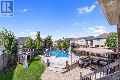 28 West Park Avenue, Bradford West Gwillimbury (Bradford), ON - Outdoor With Above Ground Pool