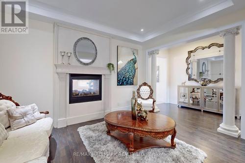 80 Chesney Crescent, Vaughan (Kleinburg), ON - Indoor Photo Showing Living Room With Fireplace