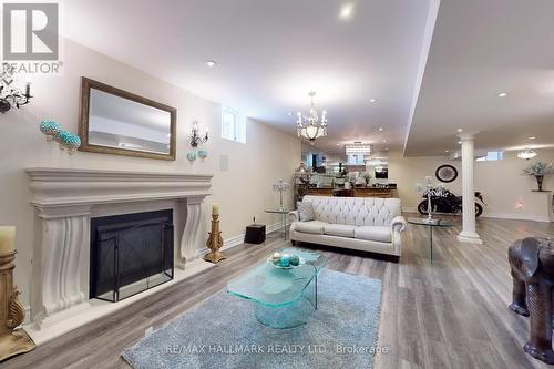 80 Chesney Crescent, Vaughan (Kleinburg), ON - Indoor Photo Showing Living Room With Fireplace