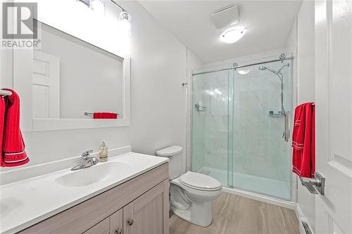 Main floor 3pc bathroom. - 1325 Nordic Road, Arden, ON - Indoor Photo Showing Bathroom