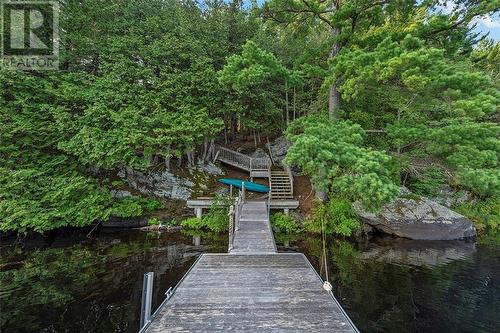 View from end of dock. - 1325 Nordic Road, Arden, ON - Outdoor