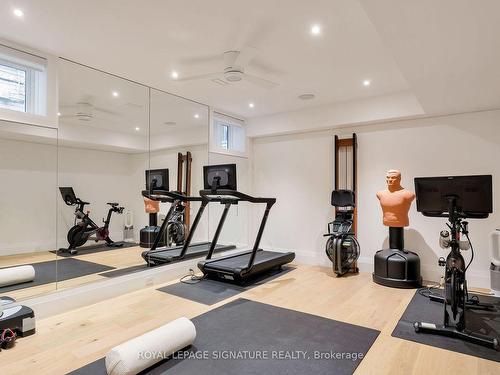 28 Queen Mary'S Dr, Toronto, ON - Indoor Photo Showing Gym Room