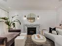 28 Queen Mary'S Dr, Toronto, ON  - Indoor Photo Showing Living Room With Fireplace 