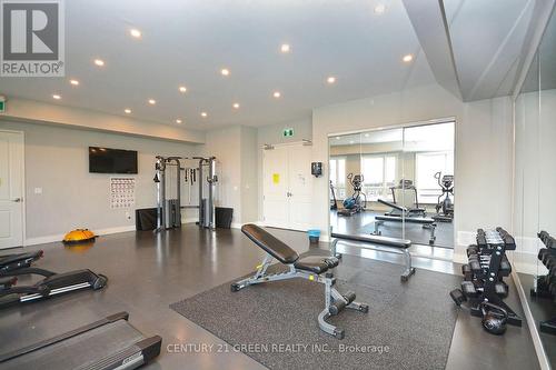 304 - 640 Sauve Street, Milton (Beaty), ON - Indoor Photo Showing Gym Room