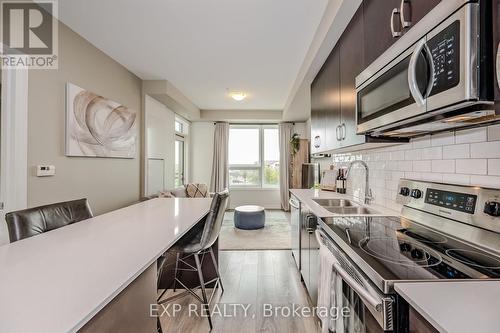 304 - 1105 Leger Way, Milton (Ford), ON - Indoor Photo Showing Kitchen With Stainless Steel Kitchen With Double Sink With Upgraded Kitchen