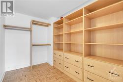 Shelving, drawers and hanging space - 