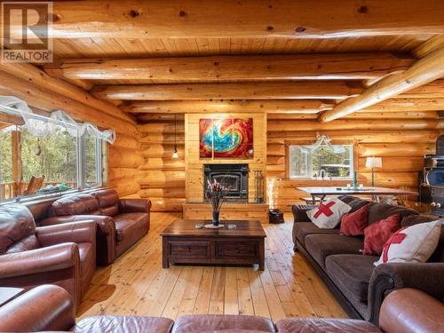 1130 Annie Lake Road, Whitehorse South, YT - Indoor Photo Showing Living Room With Fireplace