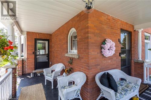 86 Toronto Street N, Markdale, ON - Outdoor With Deck Patio Veranda With Exterior