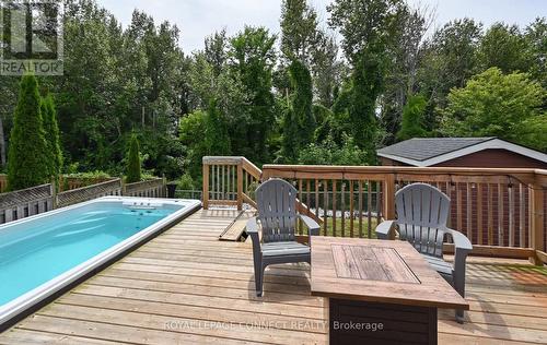 103 Gore Drive, Barrie (Ardagh), ON - Outdoor With Above Ground Pool With Deck Patio Veranda With Exterior