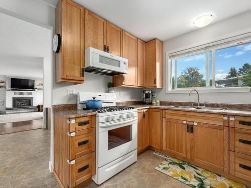 1240 Semlin Drive, Ashcroft, BC - Indoor Photo Showing Kitchen With Double Sink