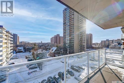 603 320 5Th Avenue N, Saskatoon, SK - Outdoor With Balcony With View