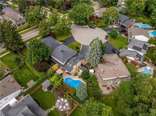 306 Oakwood Court, Burlington, ON - Outdoor With In Ground Pool With View