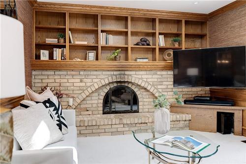 306 Oakwood Court, Burlington, ON - Indoor Photo Showing Other Room With Fireplace