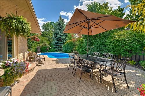 306 Oakwood Court, Burlington, ON - Outdoor With In Ground Pool