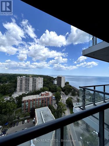 1802 - 370 Martha Street, Burlington, ON - Outdoor With Body Of Water With Balcony With View